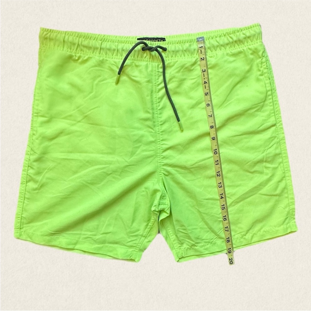 Surf Society Swimwear Yellow Swim Trunks. - Picture 3 of 6